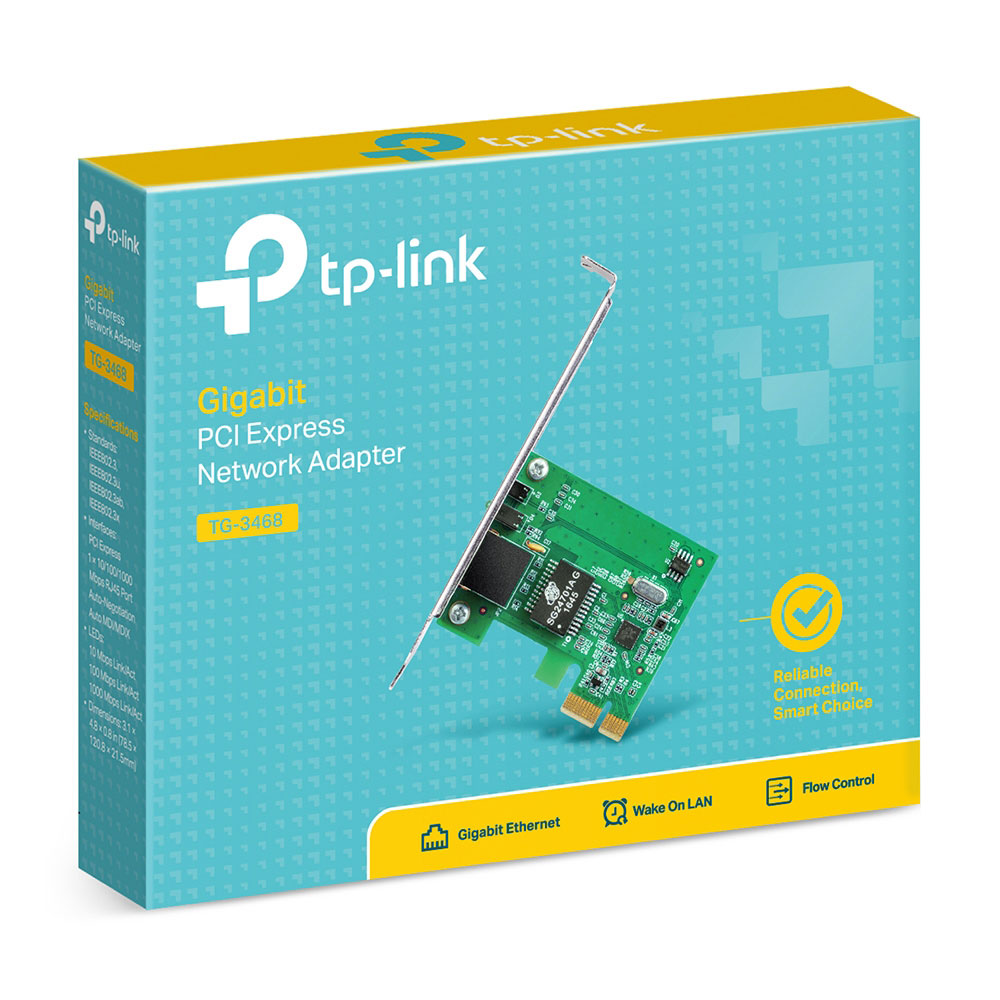 TP-LINK TG-3468 GIGABIT PCI EXPRESS NETWORK CARD - Image 2