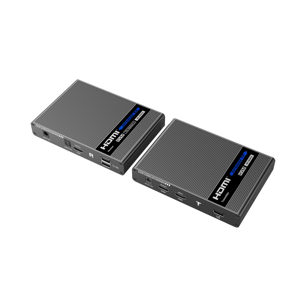 LENKENG 70M 4K 60HZ HDMI2.0 IPCOLOR KVM POINT TO POINT EXTENDER (LKV676KVM) - Image 2