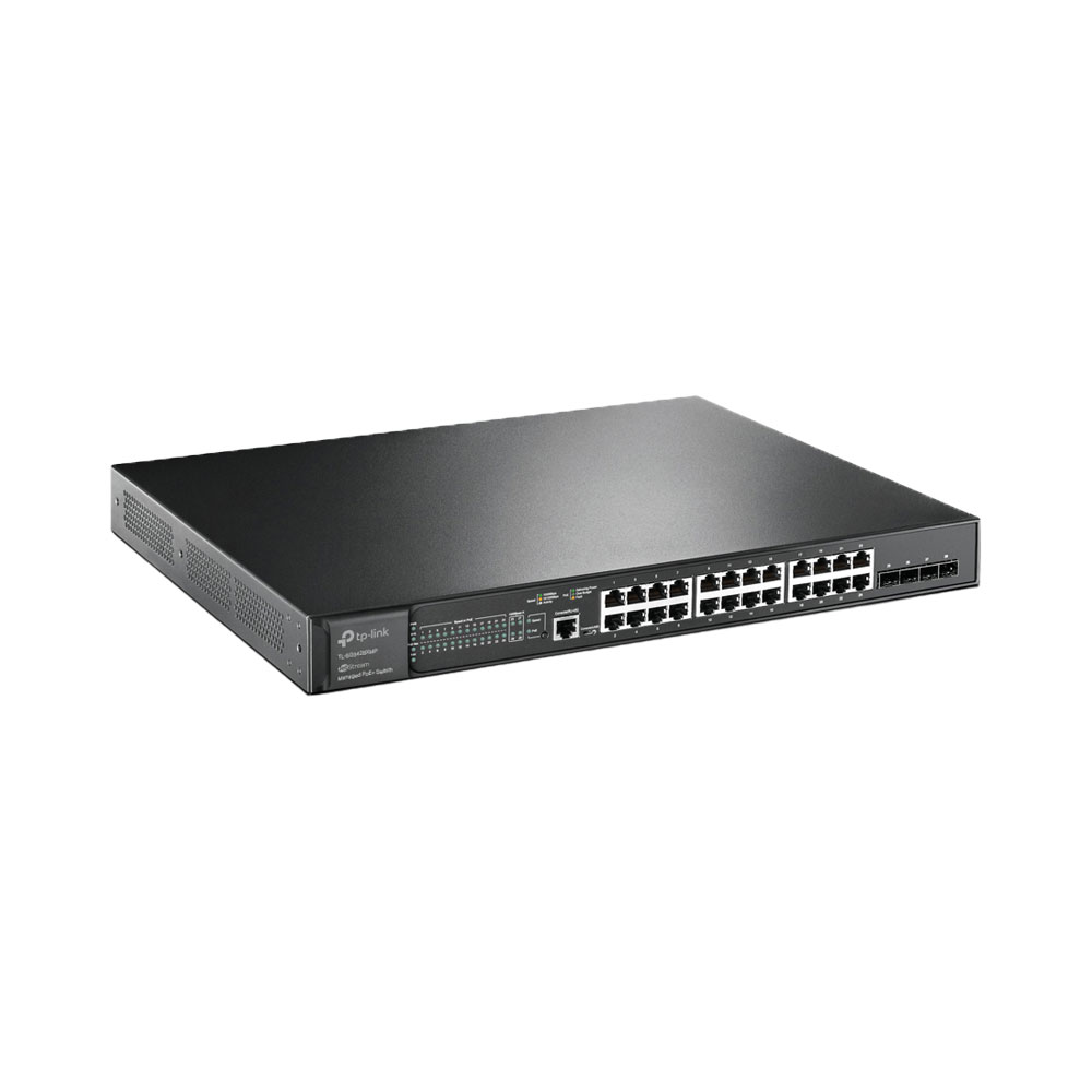 TP-LINK TL-SG3428XMP JETSTREAM 24-PORT GIGABIT AND 4-PORT 10GE SFP+ L2+ MANAGED SWITCH WITH 24-PORT POE+ - Image 2