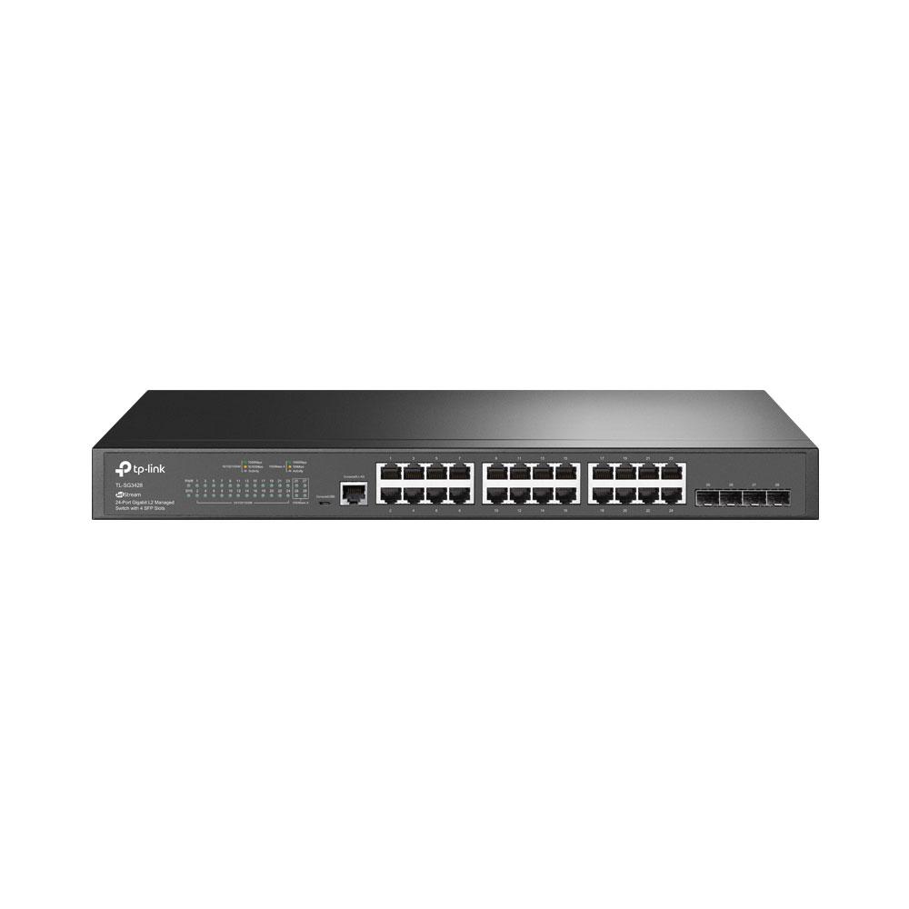 TP-LINK TL-SG3428 JETSTREAM 24-PORT GIGABIT L2 MANAGED SWITCH WITH 4 SFP SLOTS - Image 2