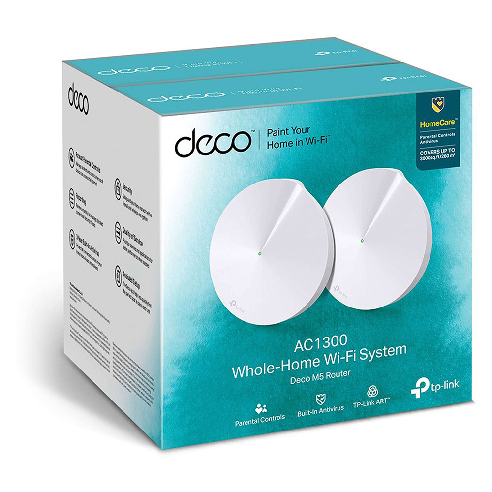 TP-LINK DECO M5 AC1300 WIRELESS WHOLE HOME MESH SYSTEM (2-PACK) - Linkqage
