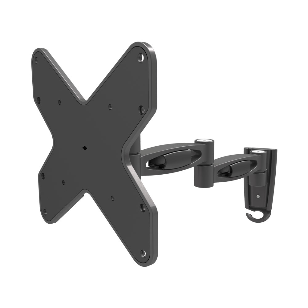 BRACKET - SOLID ALUMINIUM FULL-MOTION WALL MOUNT - For most 23''-42'' LED, LCD flat panel TVs - Image 2