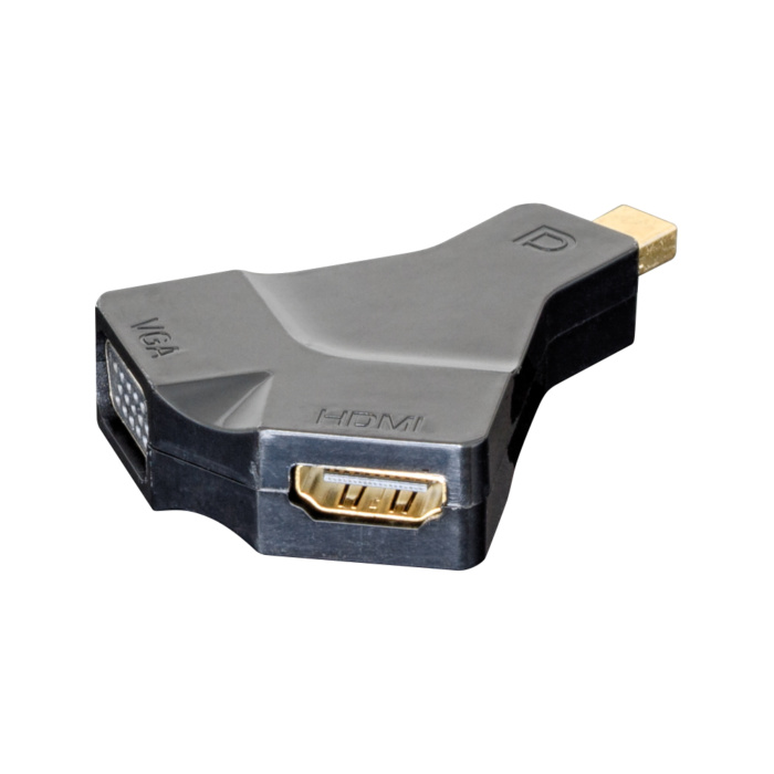 Link Mini DisplayPort-adapter – 3-in-1 Naar HDMI 4K, VGA En DVI – Voor Laptop En Projector