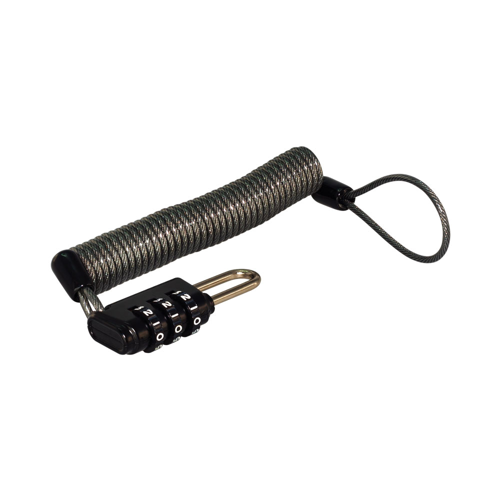 3-DIAL COMBINATION PADLOCK WITH CLIP