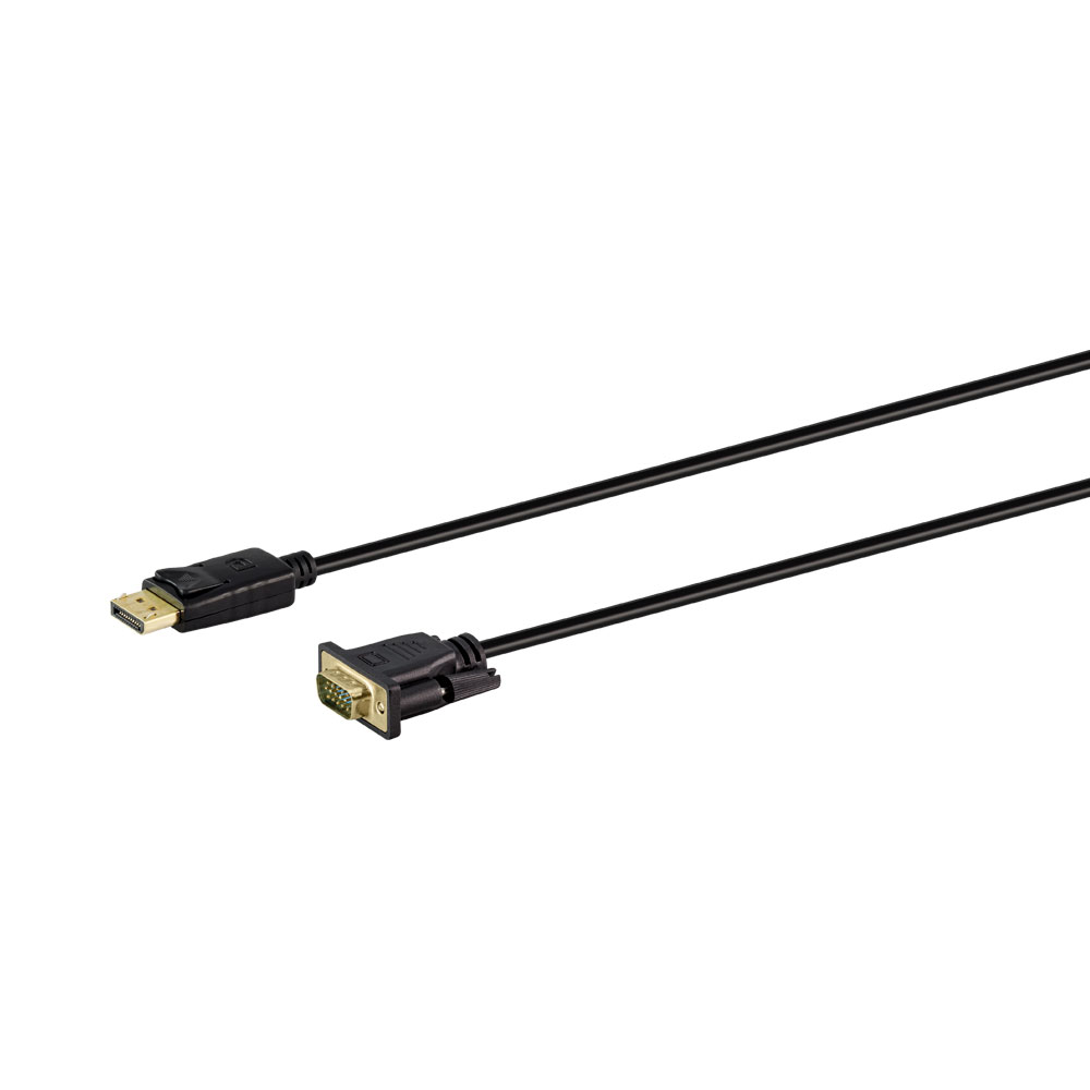 LINKQNET 1.8M 1080P DISPLAYPORT MALE TO VGA MALE ADAPTER CABLE
