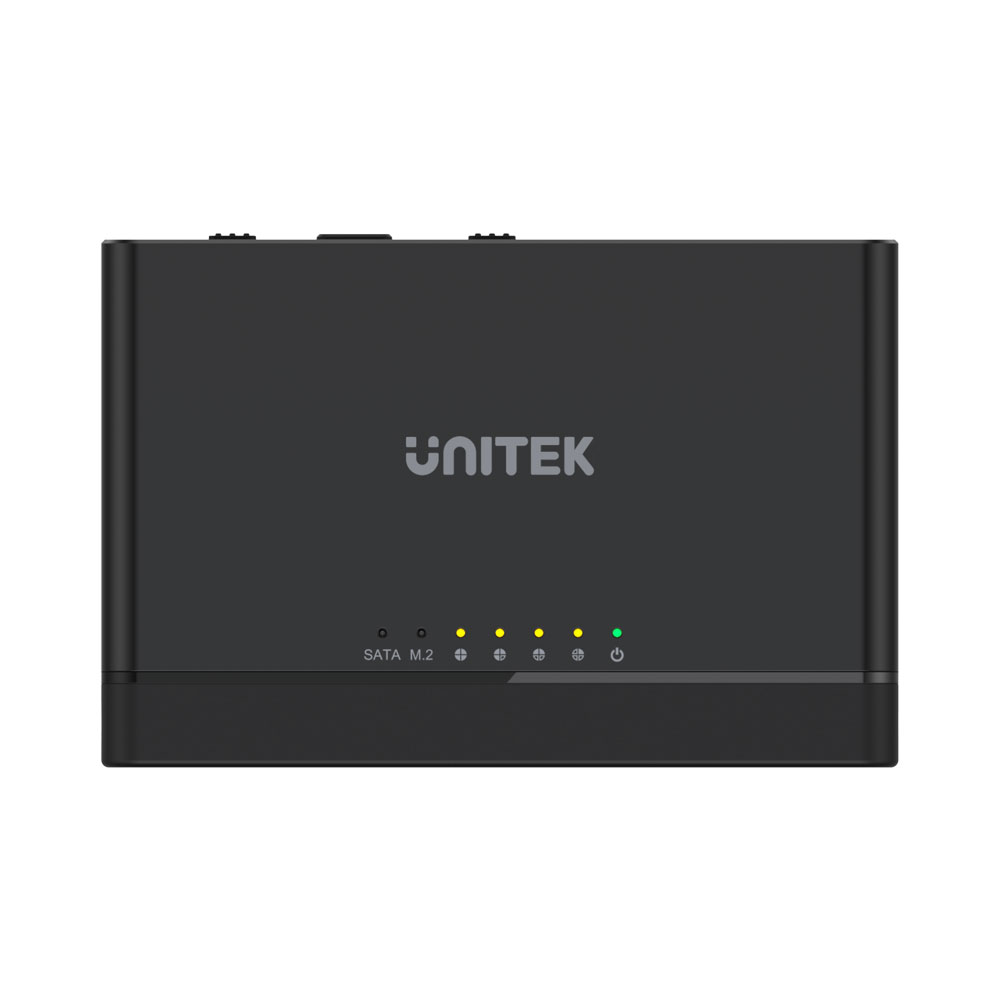 UNITEK SOLIDFORCE+ S1222A | TWO-WAY OFFLINE CLONE | TYPE-C TO NVME M.2 ENCLOSURE PLUS 2.5"/3.5" SATA ADAPTER - Image 2