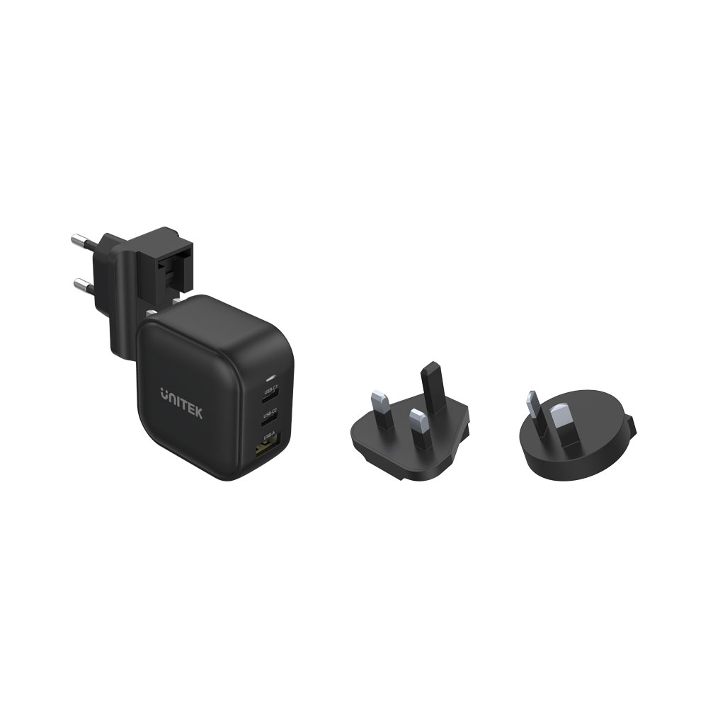 UNITEK 100W 4-PORTS GAN POWER DELIVERY CHARGER WITH QC3.0 (P1112ABK) - Image 5