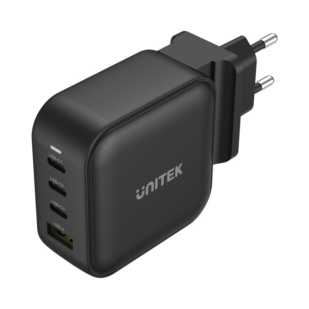 UNITEK 100W 4-PORTS GAN POWER DELIVERY CHARGER WITH QC3.0 (P1112ABK) - Image 2