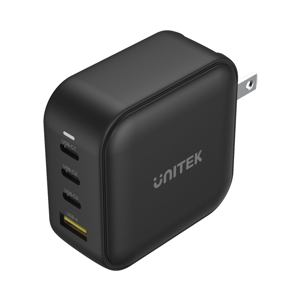 UNITEK 100W 4-PORTS GAN POWER DELIVERY CHARGER WITH QC3.0 (P1112ABK) - Image 3