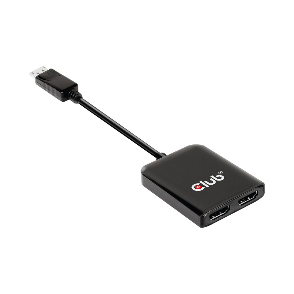CLUB3D CSV-7200H | DISPLAYPORT 1.4 TO DUAL HDMI 4K 60HZ MST HUB