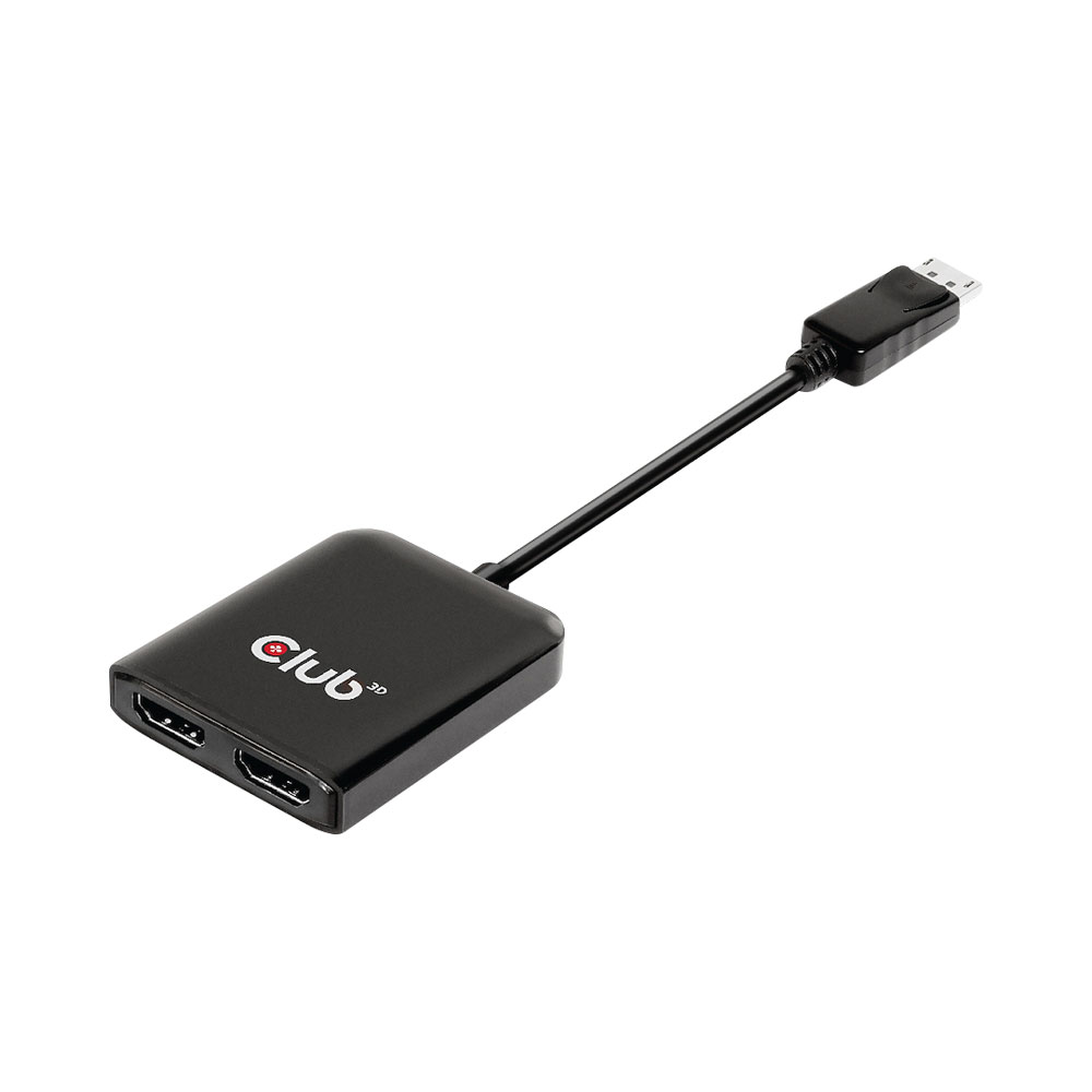CLUB3D CSV-7200H | DISPLAYPORT 1.4 TO DUAL HDMI 4K 60HZ MST HUB - Image 2