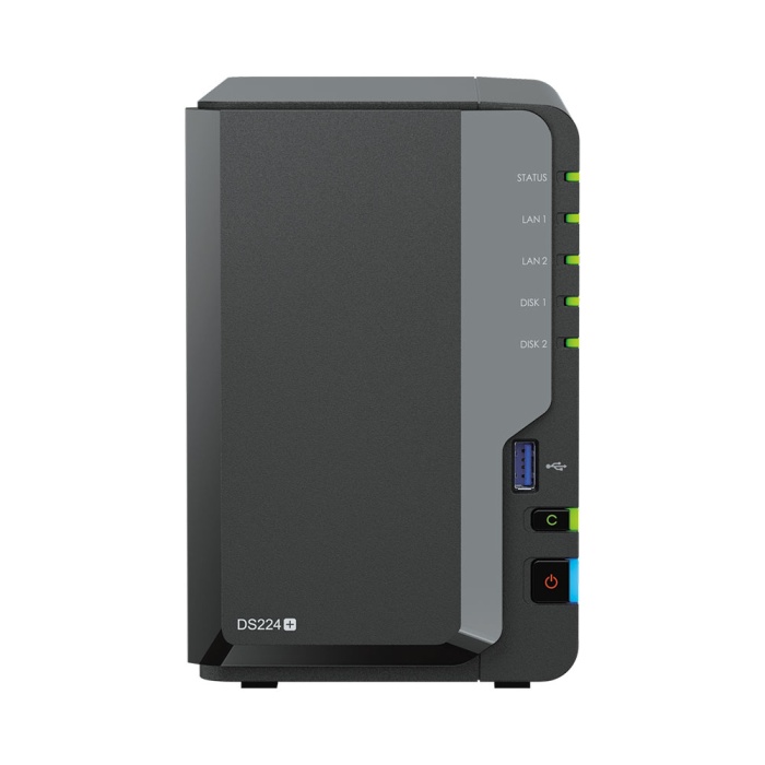 SYNOLOGY DISKSTATION DS224+ | 2-BAY NAS - 2GB RAM, INTEL CELERON
