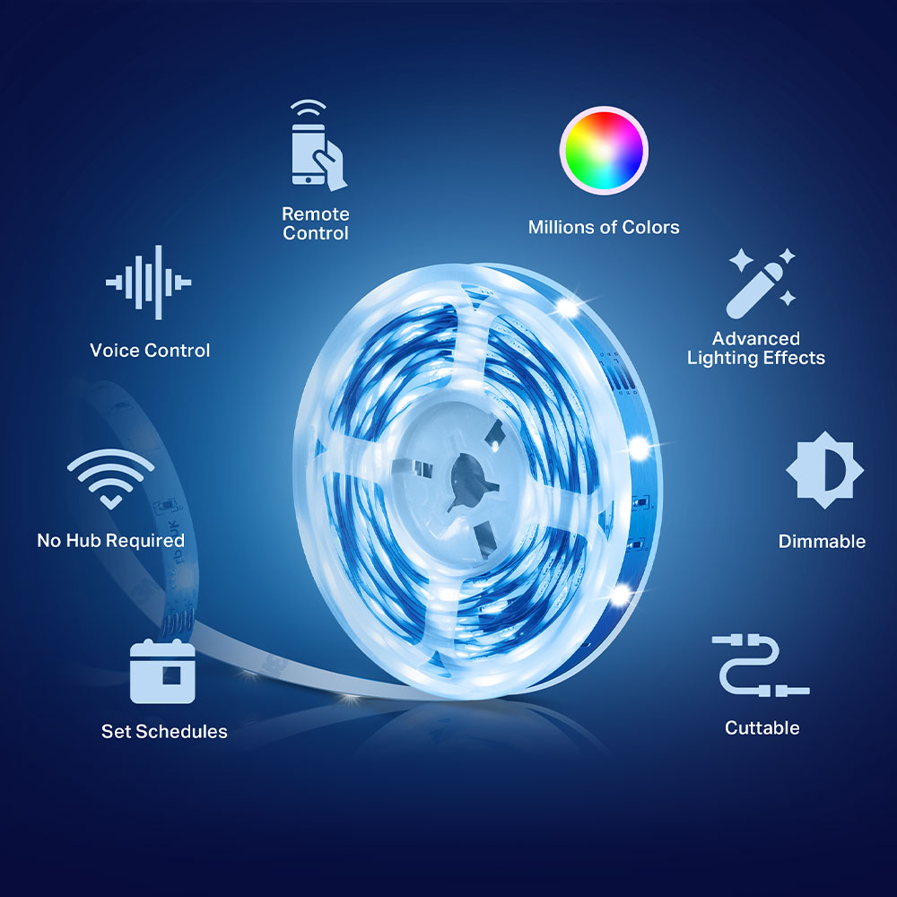 TP-LINK TAPO L900-5 | SMART WI-FI LIGHT STRIP - ALL MULTICOLOUR - Image 5