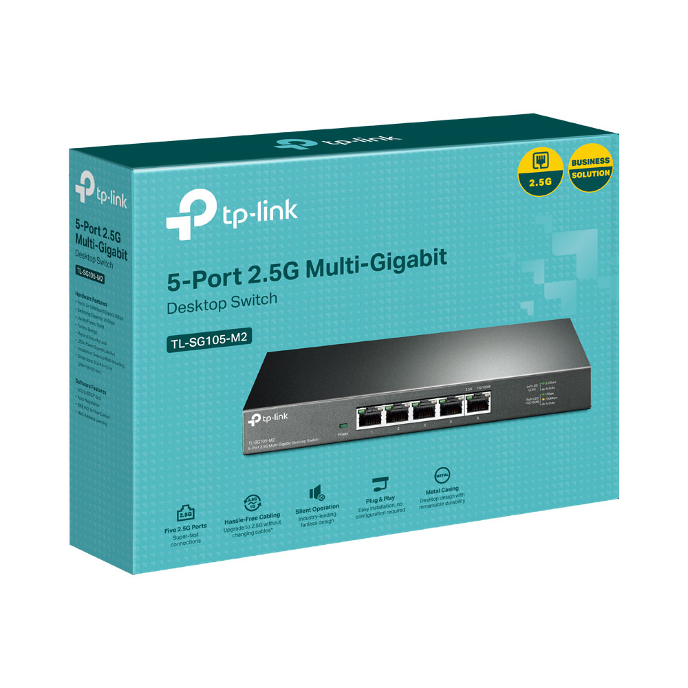 TP-LINK TL-SG105-M2 AND TL-SG108-M2 | 5/8-PORT 2.5G DESKTOP SWITCHES - Image 5
