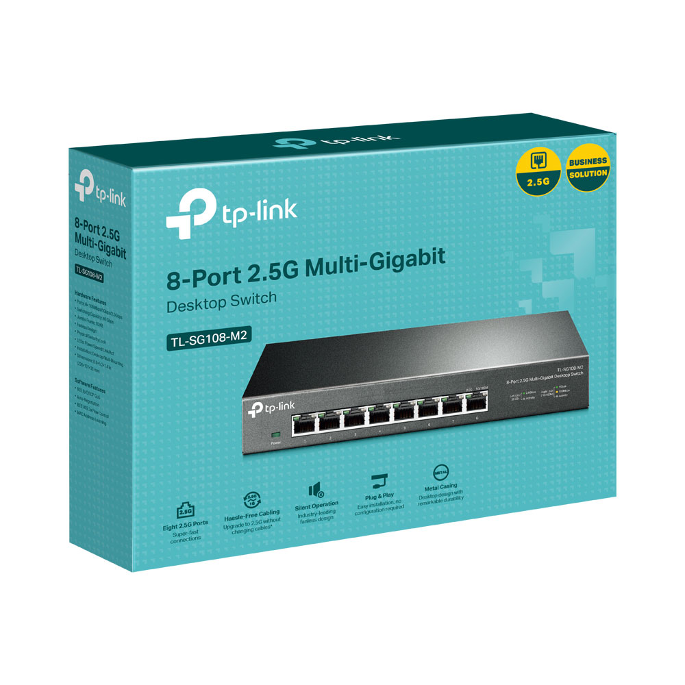 TP-LINK TL-SG105-M2 AND TL-SG108-M2 | 5/8-PORT 2.5G DESKTOP SWITCHES - Image 10