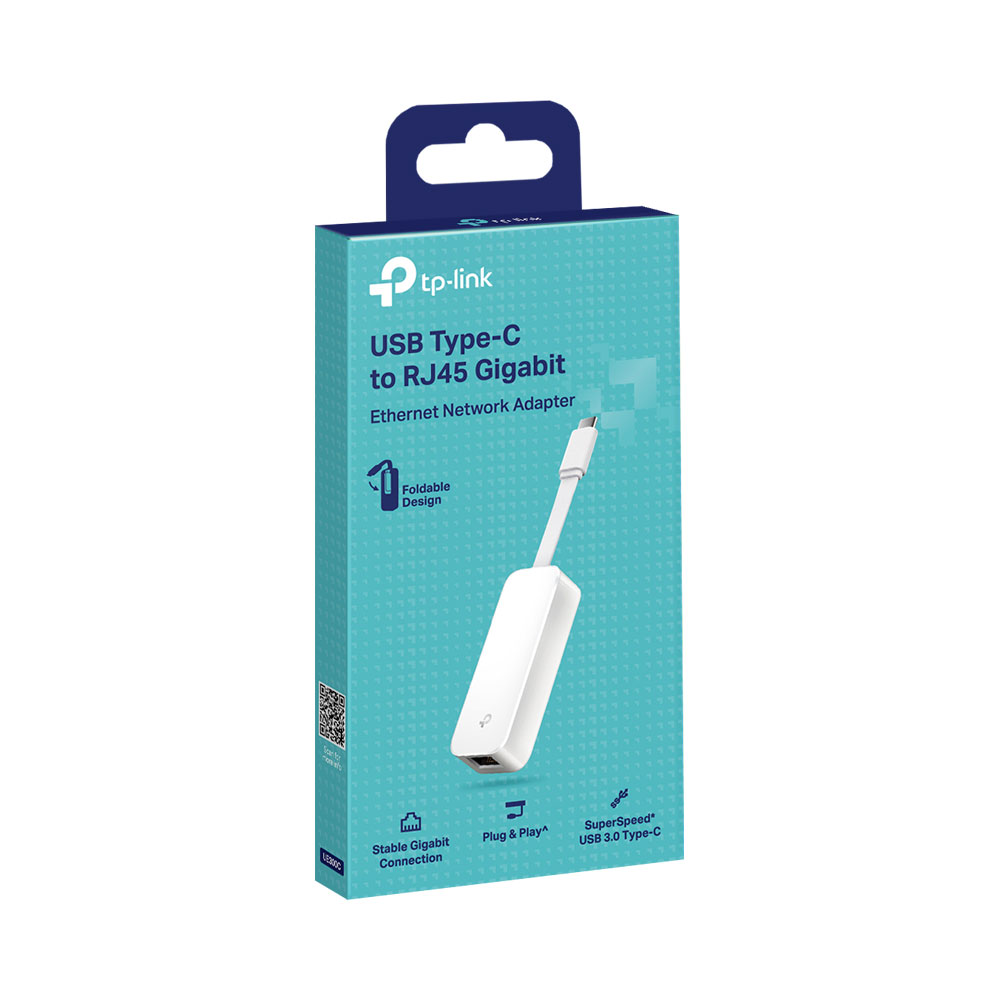 TP-LINK UE300C | USB3.0 TYPE-C TO RJ45 GIGABIT ETHERNET NETWORK ADAPTER - Image 4