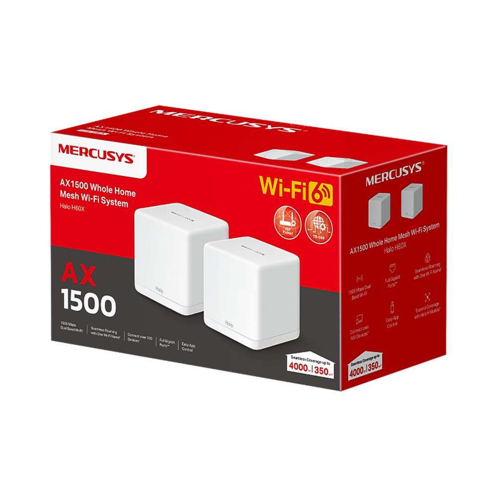 MERCUSYS HALO H60X | AX1500 WHOLE HOME MESH WI-FI 6 SYSTEM - Image 6