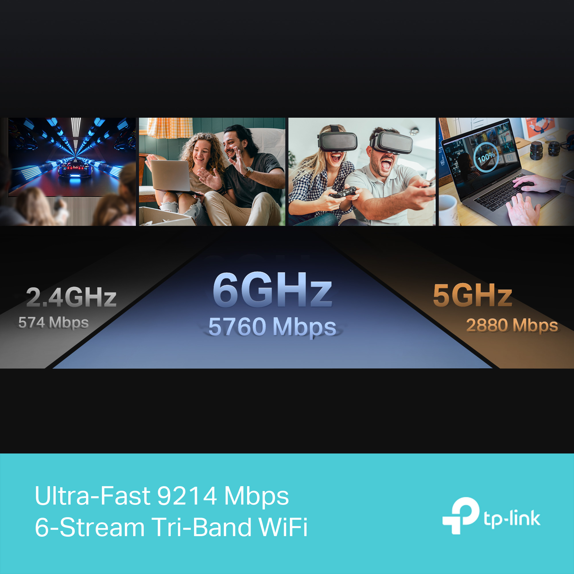 TP-LINK ARCHER BE550 | BE9300 TRI-BAND WI-FI 7 ROUTER WITH 5X 2.5G PORTS - Image 6