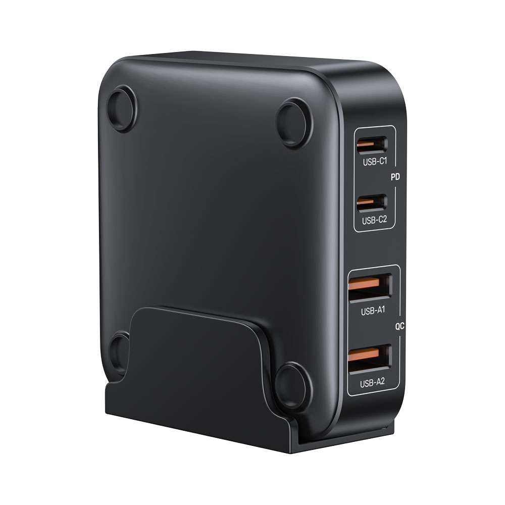 UNITEK P1229ABK | 4-PORT 100W SMART DESKTOP GAN III CHARGING STATION - Image 2
