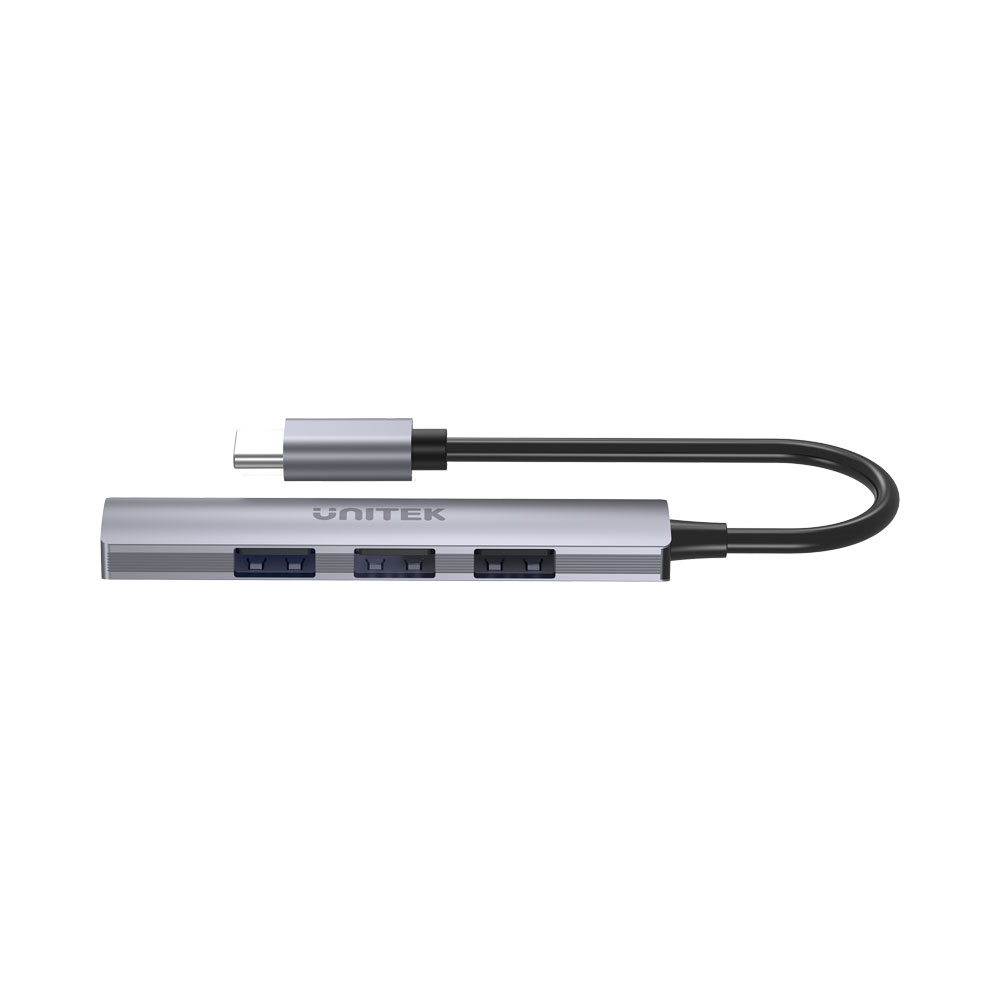 UNITEK H1208B | 4-PORT USB TYPE-C HUB (3X PORTS 480MBPS, 1X PORT 5GBPS) - Image 3