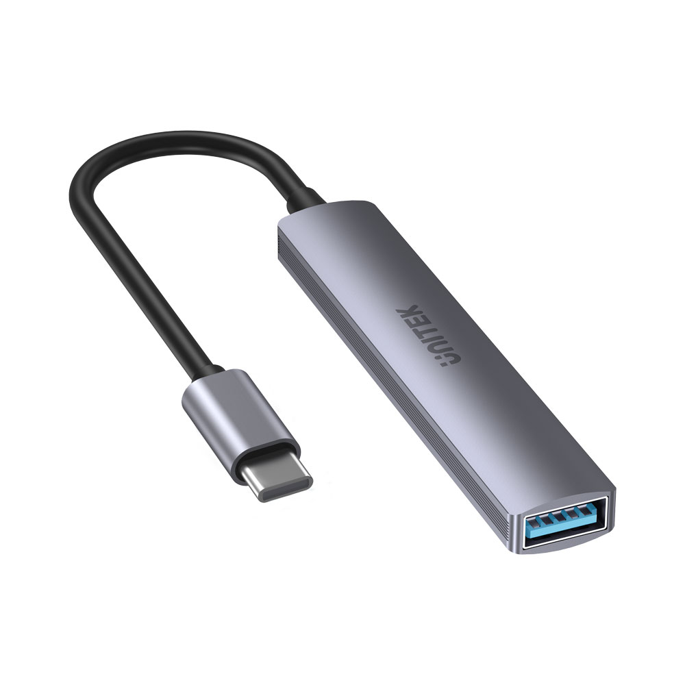 UNITEK H1208B | 4-PORT USB TYPE-C HUB (3X PORTS 480MBPS, 1X PORT 5GBPS) - Image 2