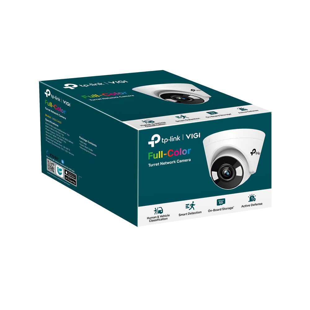 TP-LINK VIGI C450 | 5MP FULL-COLOUR TURRET NETWORK CAMERA - Image 2