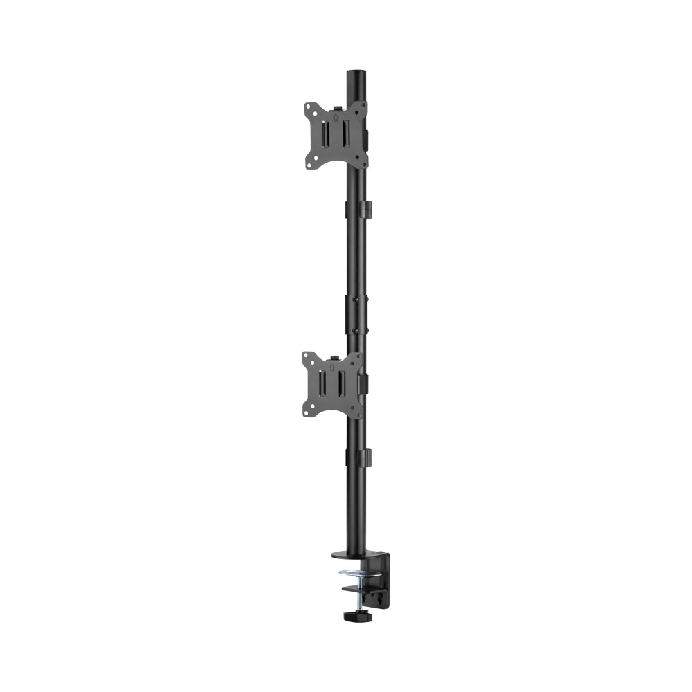 LINKQNET LDT57-C02V | 17-32 INCH DUAL SCREEN VERTICAL POLE MOUNT DESK BRACKET - Image 2