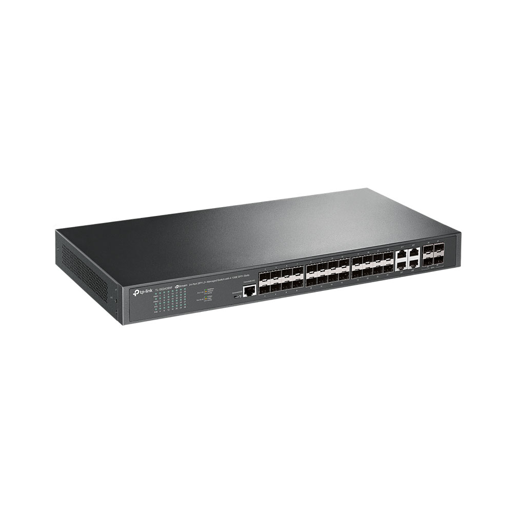 TP-LINK JETSTREAM TL-SG3428XF | 24-PORT SFP L2+ MANAGED SWITCH WITH 4 10GE SFP+ SLOTS