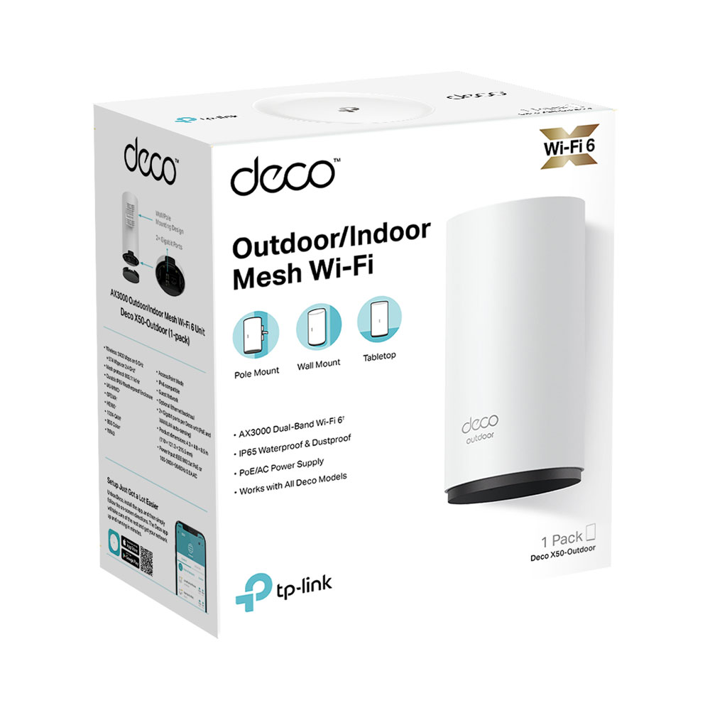 TP-LINK DECO X50-OUTDOOR | AX3000 OUTDOOR/INDOOR WHOLE HOME MESH WI-FI 6 SYSTEM - Image 6