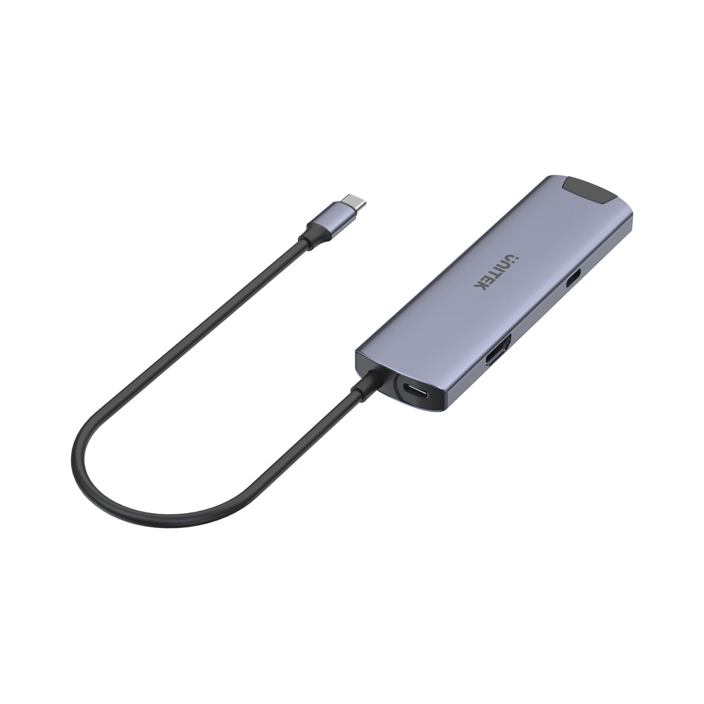 UNITEK H1112F | TYPE-C 6-IN-1 PORT REPLICATOR WITH 100W PD CHARGING - Image 3