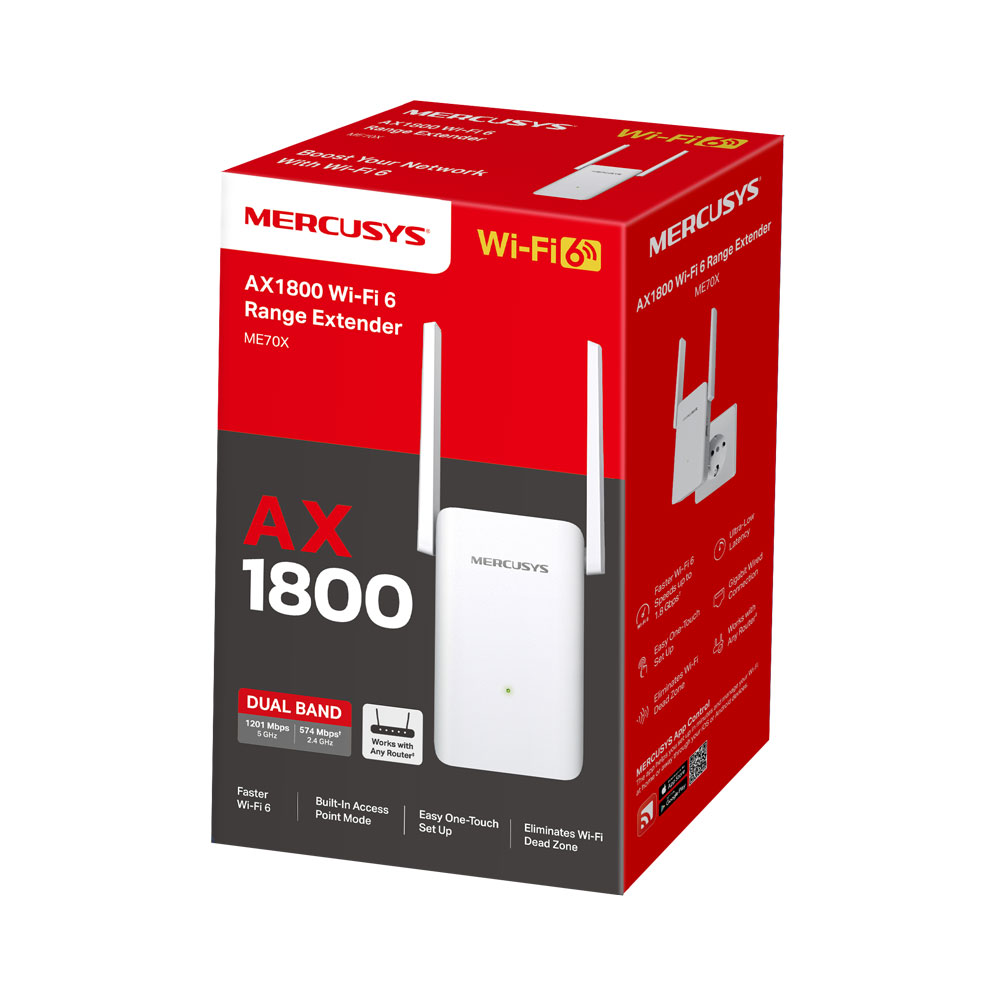 MERCUSYS ME70X | AX1800 WI-FI 6 RANGE EXTENDER - Image 4