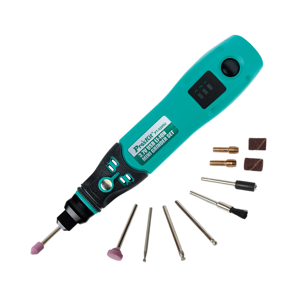 PROSKIT PT-5205U | 3.7V USB LI-ION MINI GRINDER SET