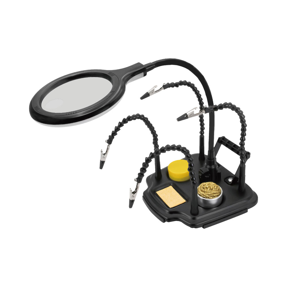 PROSKIT SN-396N | SOLDERING HELPING HAND WITH LED MAGNIFIER