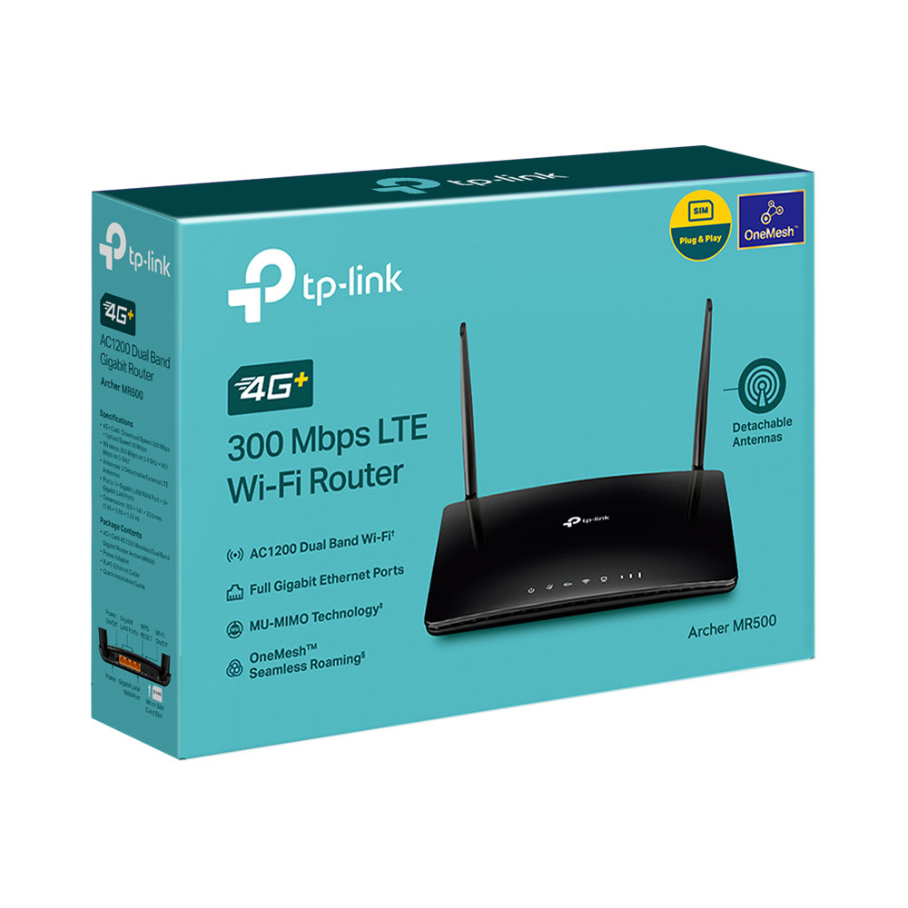 TP-LINK ARCHER MR500 | 4G+ CAT6 AC1200 WIRELESS DUAL-BAND GIGABIT ROUTER - Image 6