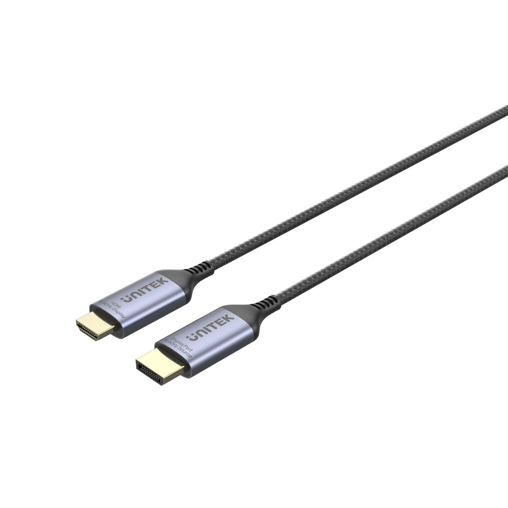 UNITEK V1610A01 | 1.8M DISPLAYPORT 1.4 TO HDMI 8K @60HZ CABLE