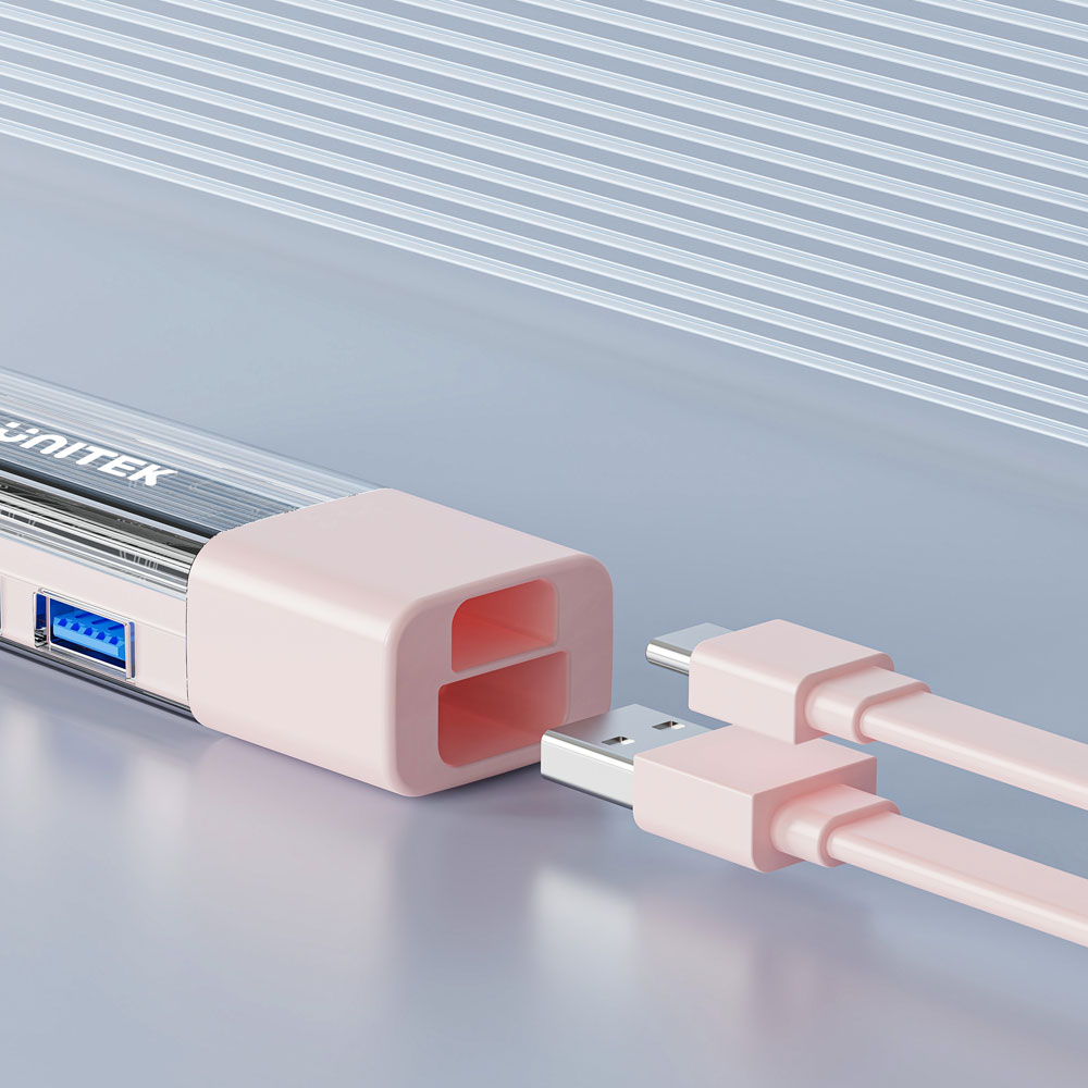 UNITEK H1319A | USB TYPE-C TO 4-PORT USB3.0 HUB WITH BI-DIRECTIONAL DETACHABLE CABLE - Image 6