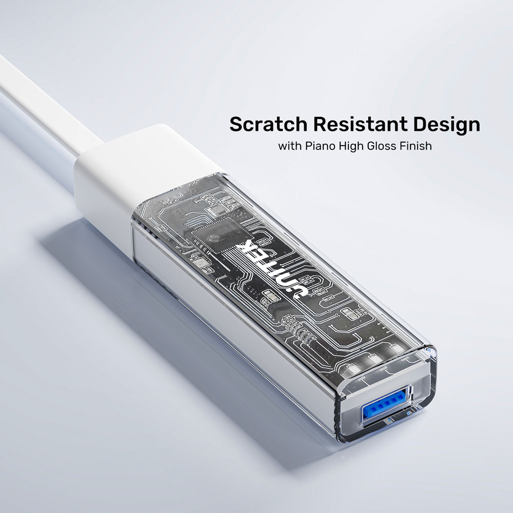 UNITEK H1319A | USB TYPE-C TO 4-PORT USB3.0 HUB WITH BI-DIRECTIONAL DETACHABLE CABLE - Image 8