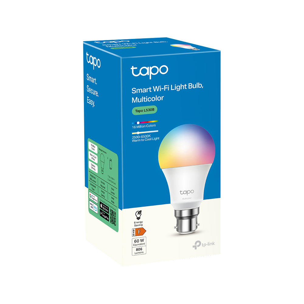 TP-LINK TAPO L530B | SMART WI-FI MULTICOLOUR LIGHT BULB - Image 2