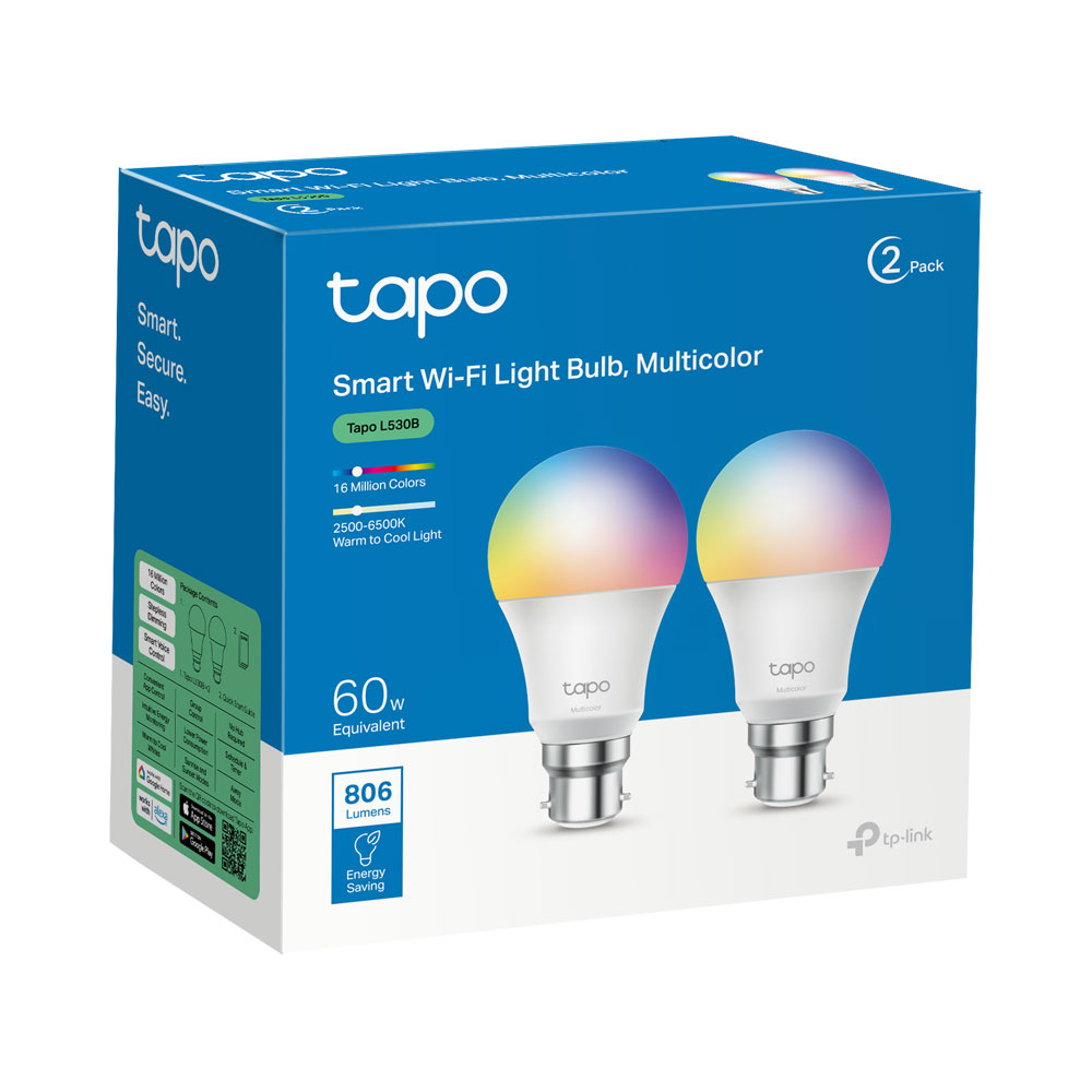 TP-LINK TAPO L530B | SMART WI-FI MULTICOLOUR LIGHT BULB - Image 4