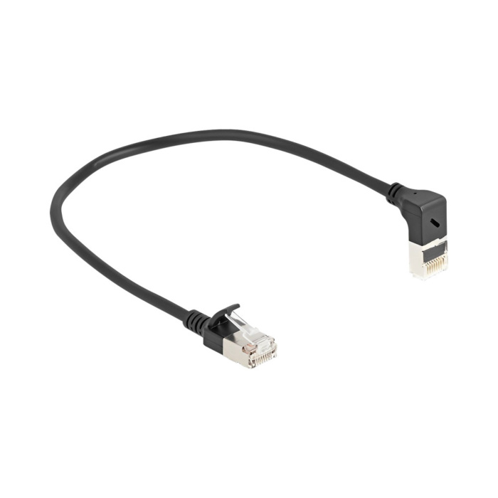 Delock 80288 2m Slim Cat6a Sftp Network Cable 90 Degree Upwards 