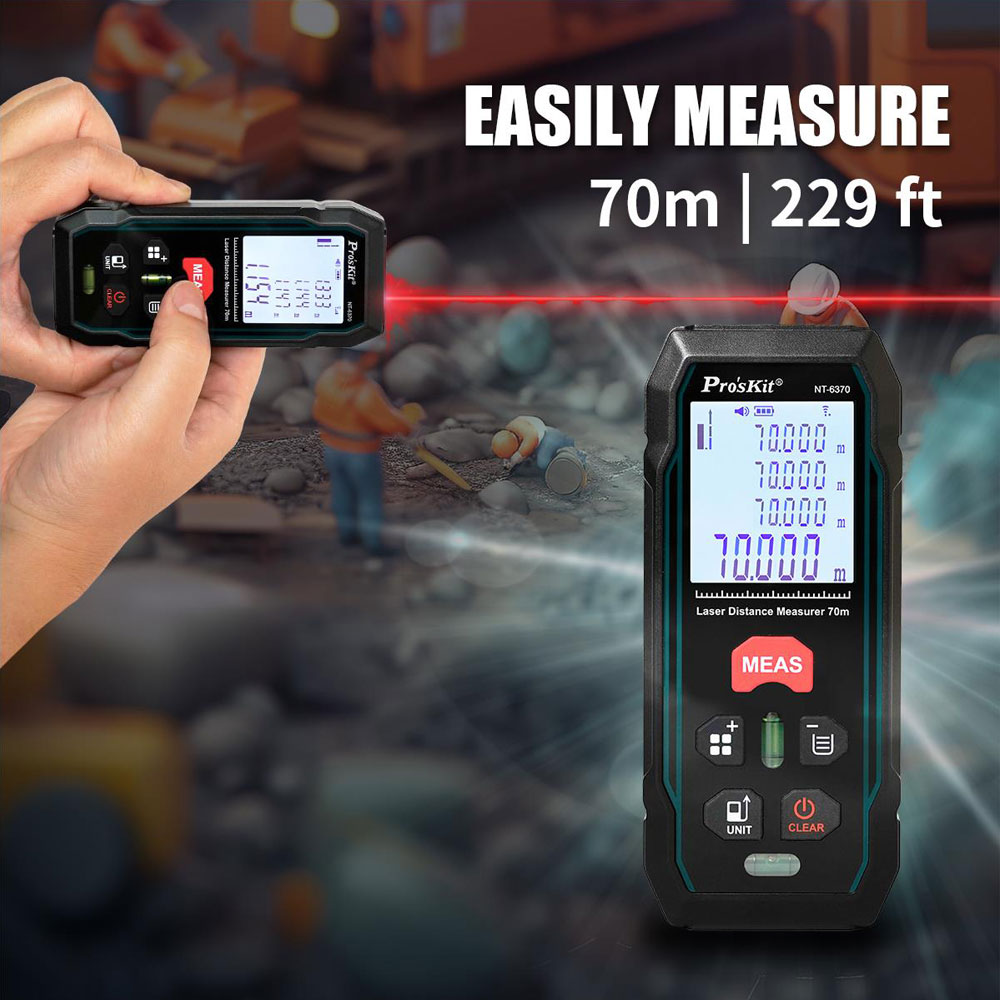 PROSKIT NT-6370 | LASER DISTANCE MEASURER - Image 4