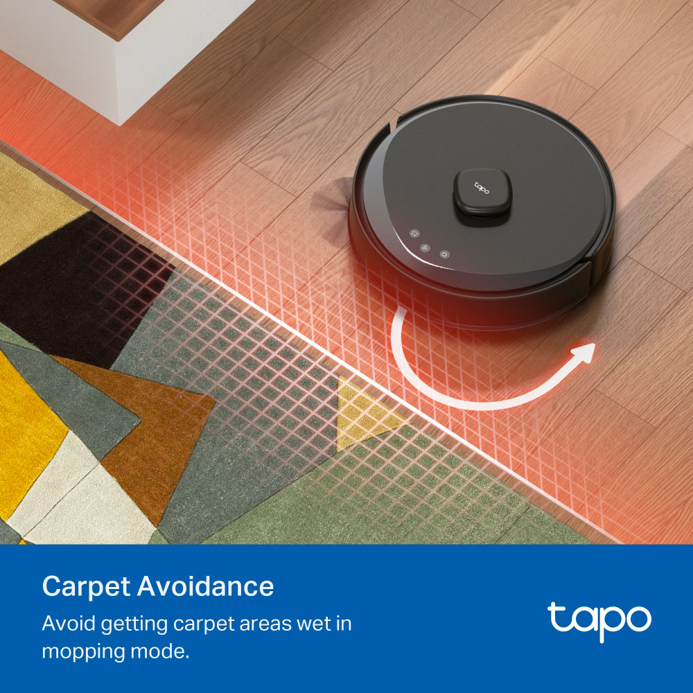 TP-LINK TAPO RV30 MAX PLUS | 5300PA HYPER SUCTION ROBOT VACUUM AND MOP PLUS SMART AUTO-EMPTY DOCK - Image 10