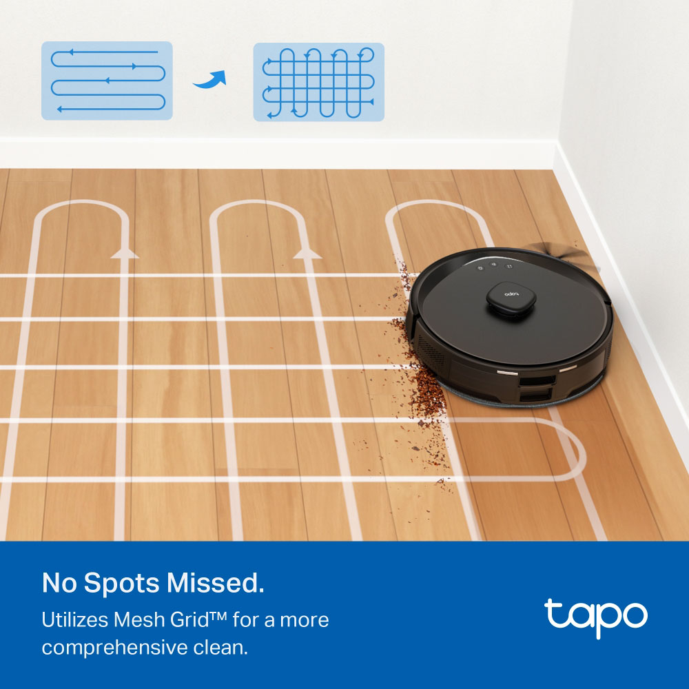 TP-LINK TAPO RV30 MAX PLUS | 5300PA HYPER SUCTION ROBOT VACUUM AND MOP PLUS SMART AUTO-EMPTY DOCK - Image 5