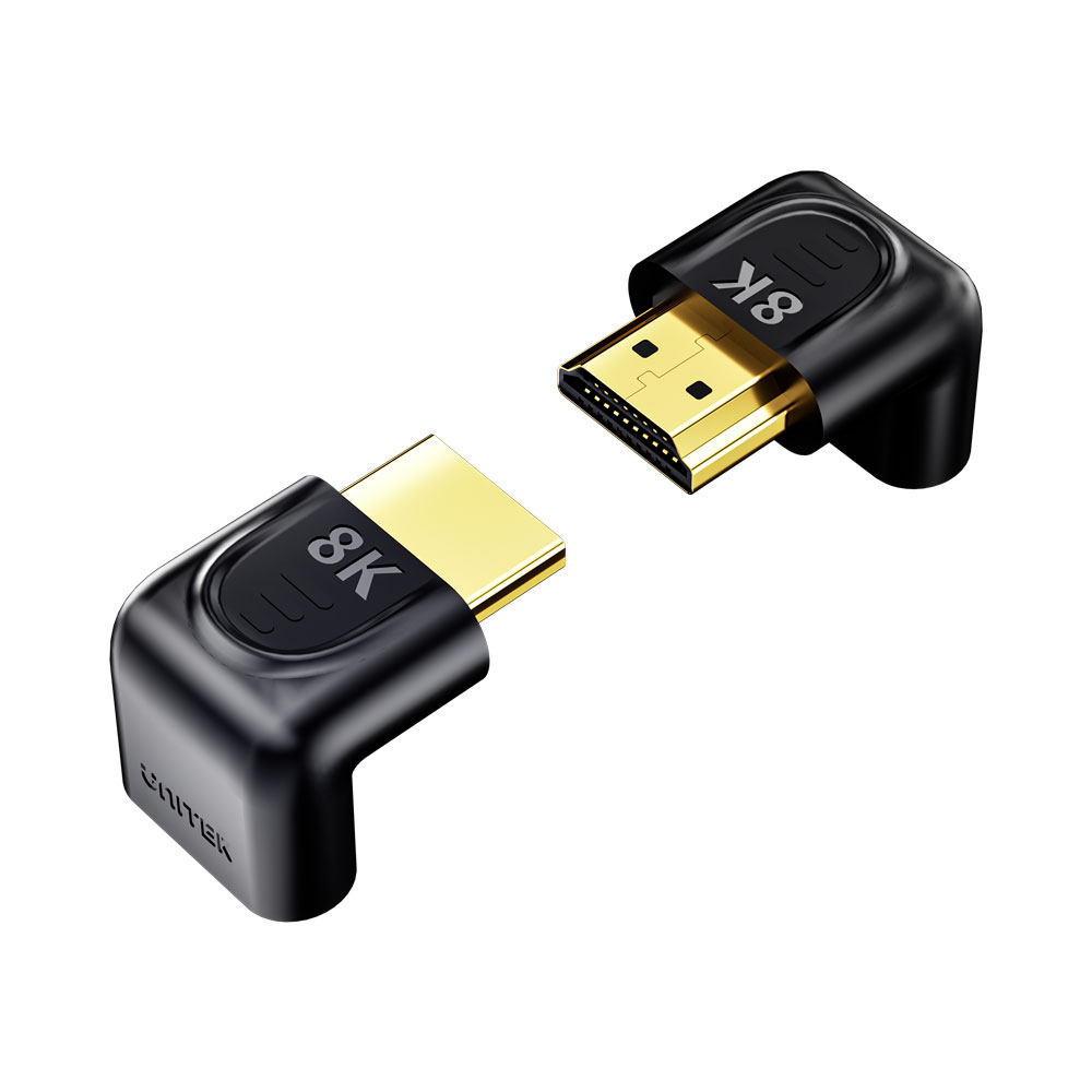 UNITEK A1046A | 8K HDMI 2.1 90° AND 270° ANGLED ADAPTER KIT