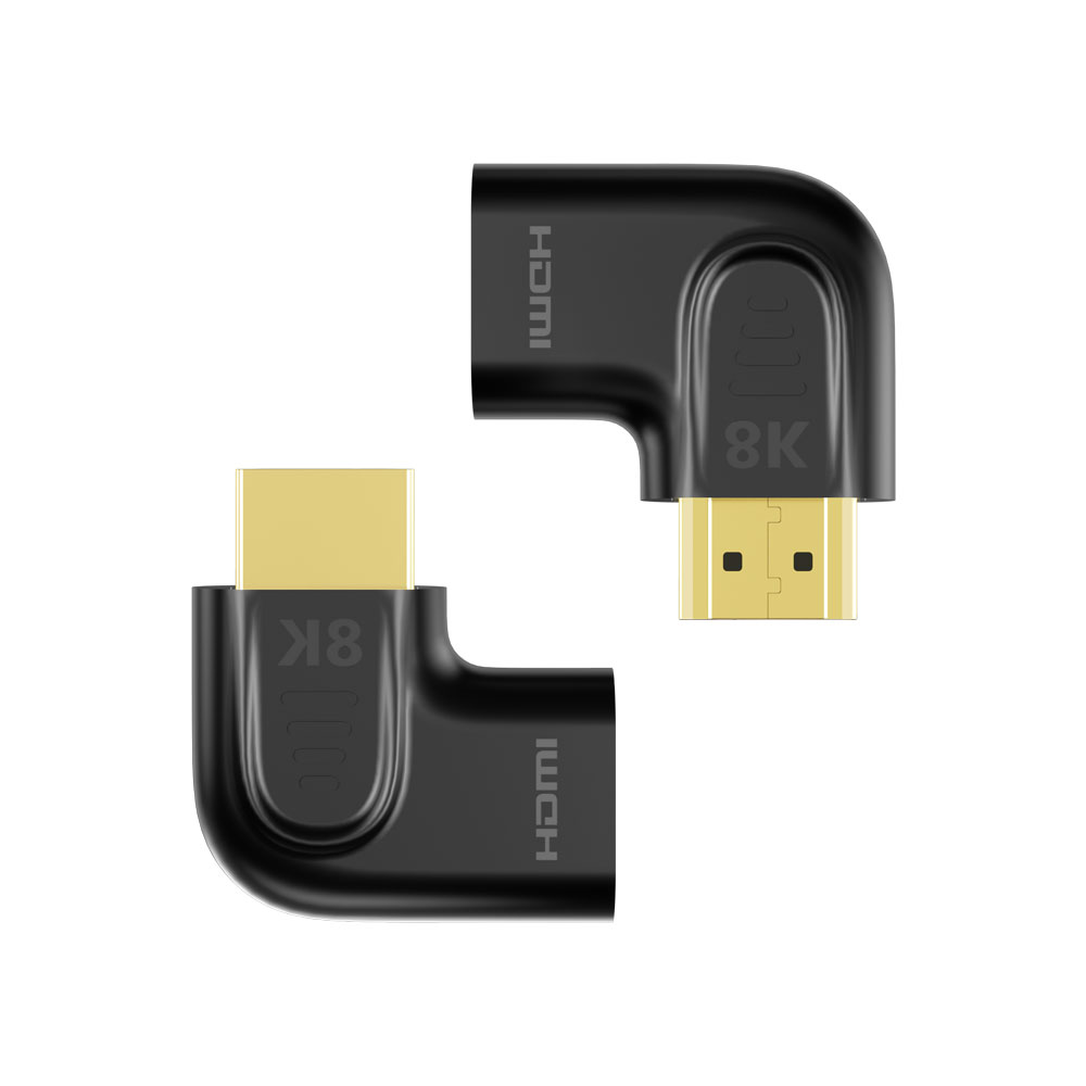 UNITEK A1047A | 8K HDMI 2.1 90° AND 270° VERTICAL FLAT ANGLED ADAPTER KIT - Image 2