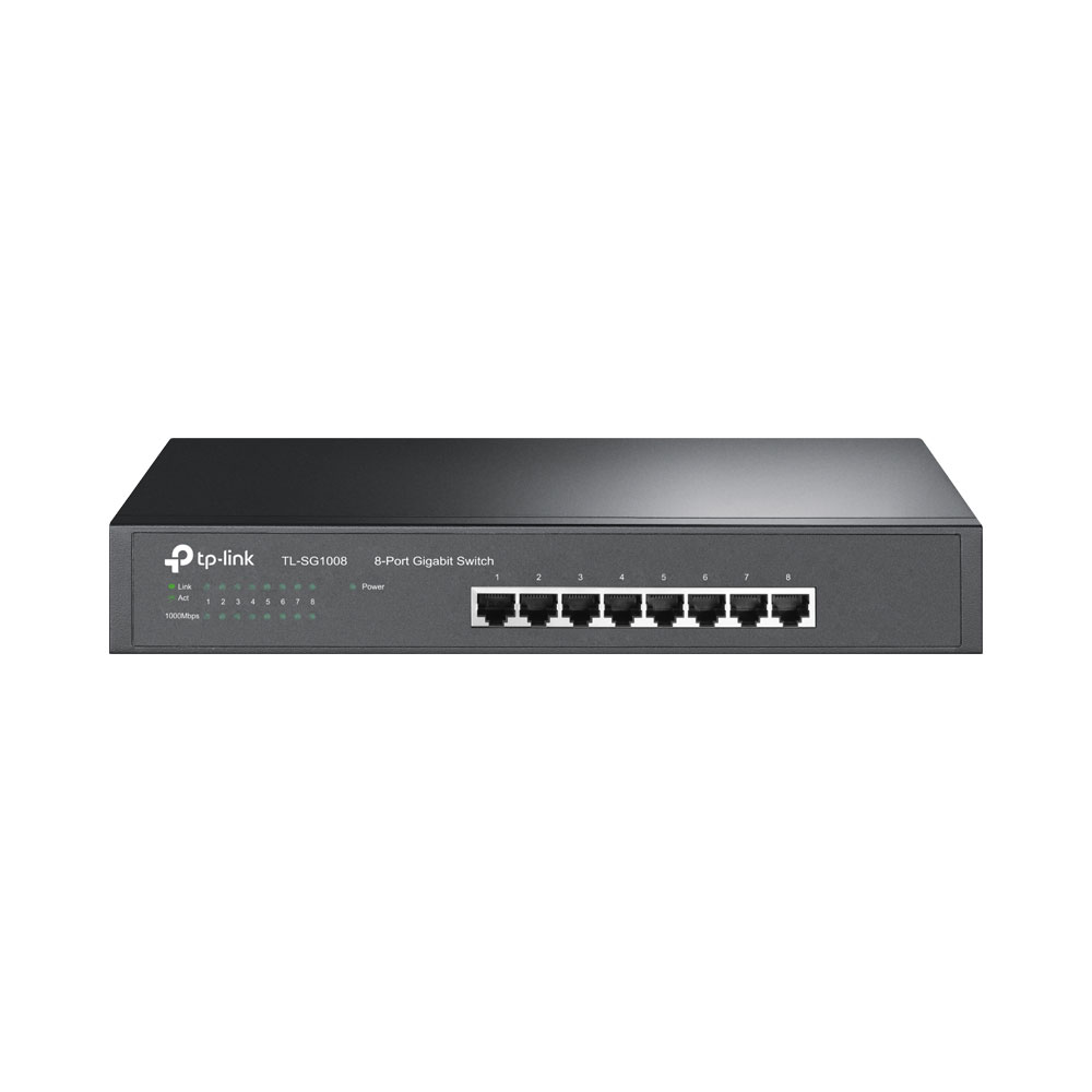 TP-LINK TL-SG1008 | 8-PORT GIGABIT DESKTOP/RACKMOUNT SWITCH
