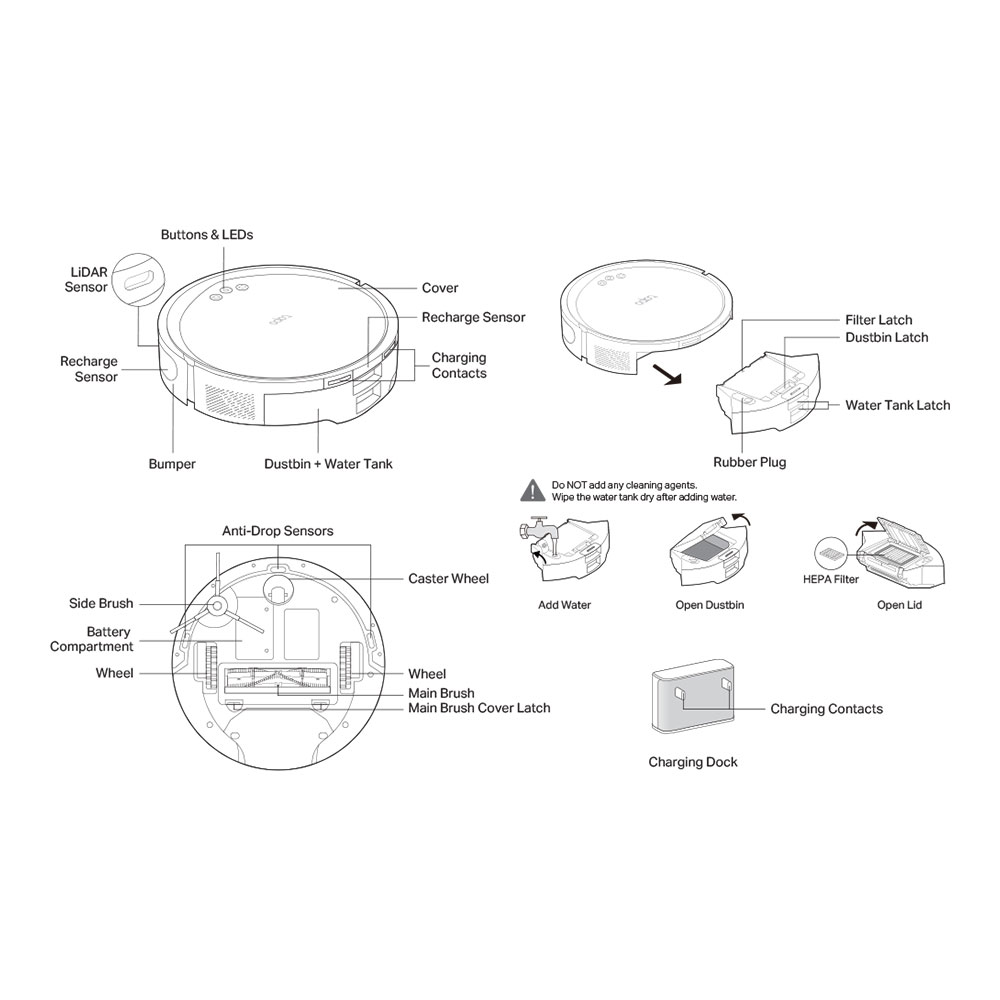 TP-LINK TAPO RV20 MAX | 5300PA SUCTION MAGSLIM LIDAR NAVIGATION ROBOT VACUUM AND MOP - Image 10
