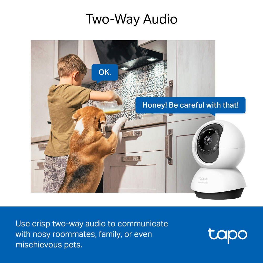 TP-LINK TC72 | 4MP PAN/TILT AI HOME SECURITY WI-FI CAMERA - Image 8
