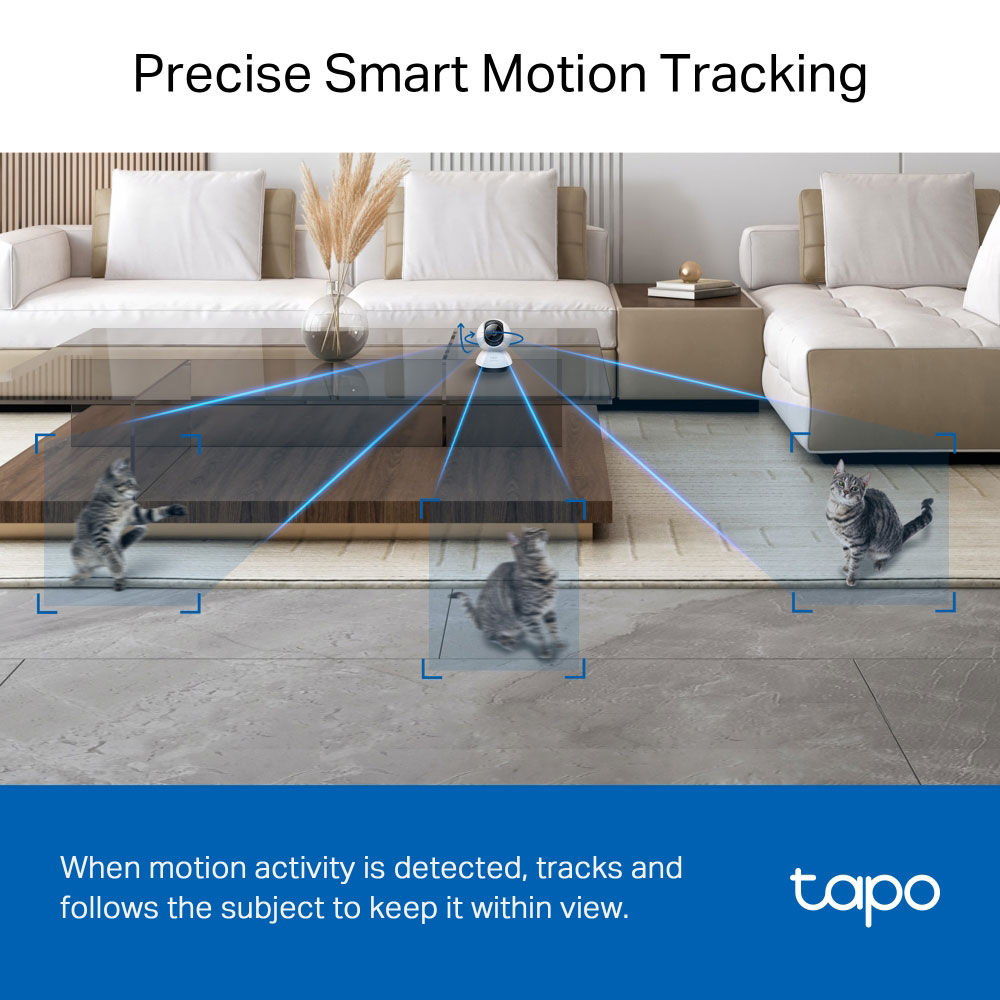 TP-LINK TC72 | 4MP PAN/TILT AI HOME SECURITY WI-FI CAMERA - Image 9