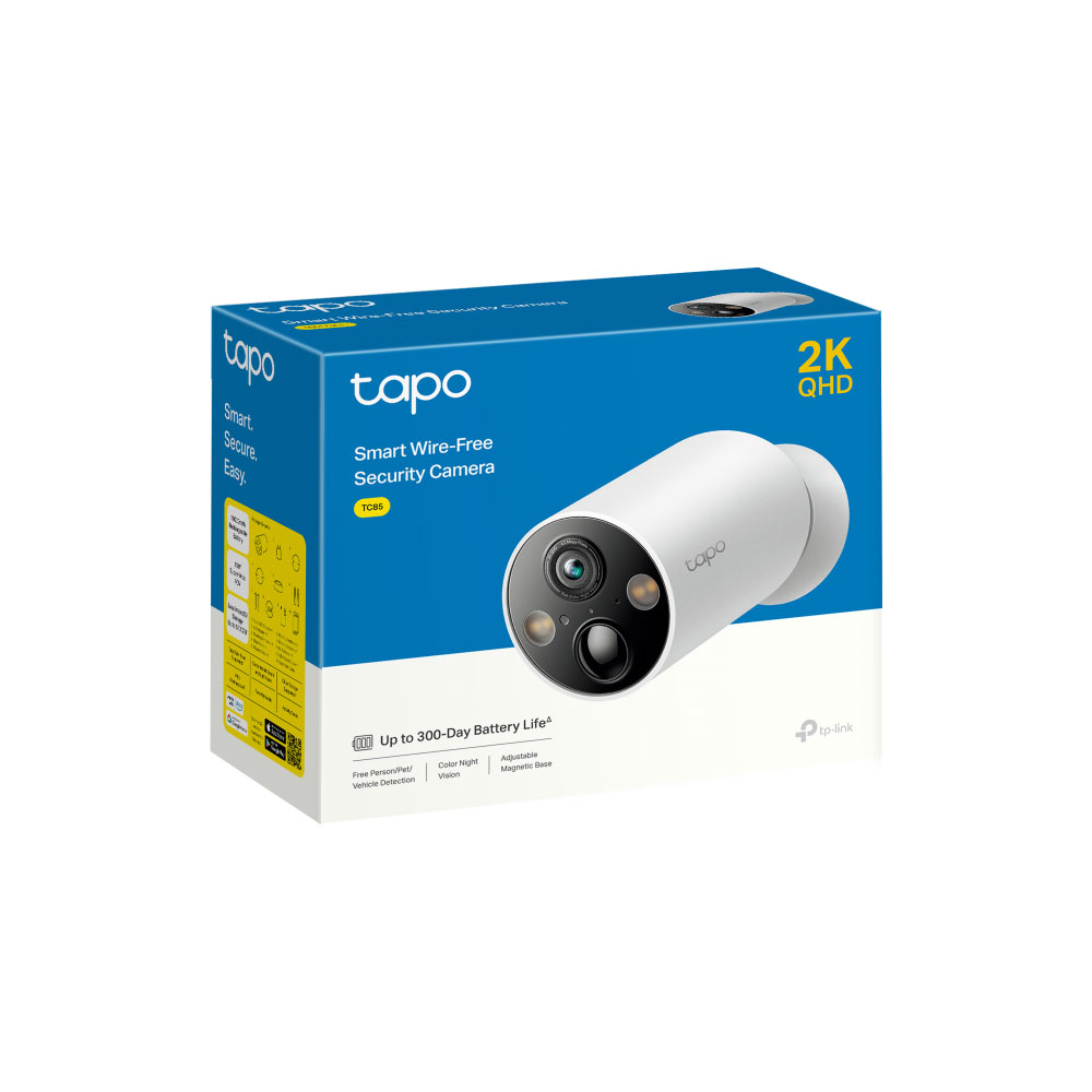 TP-LINK TC85 | 4MP SMART WIRE-FREE SECURITY CAMERA - Image 3